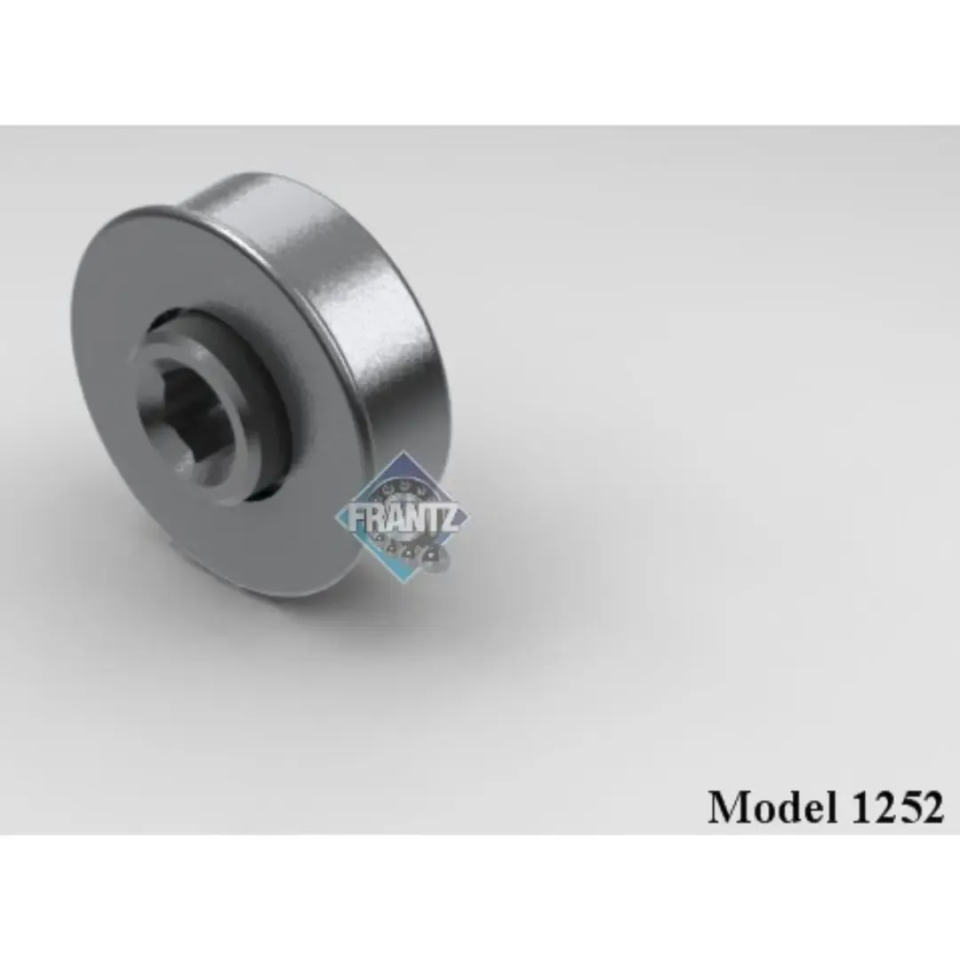 Frantz 1252 Non-Precision Conveyor Bearing – 1-3/8 in x 16 ga Tube, 5/16 in Hex Bore