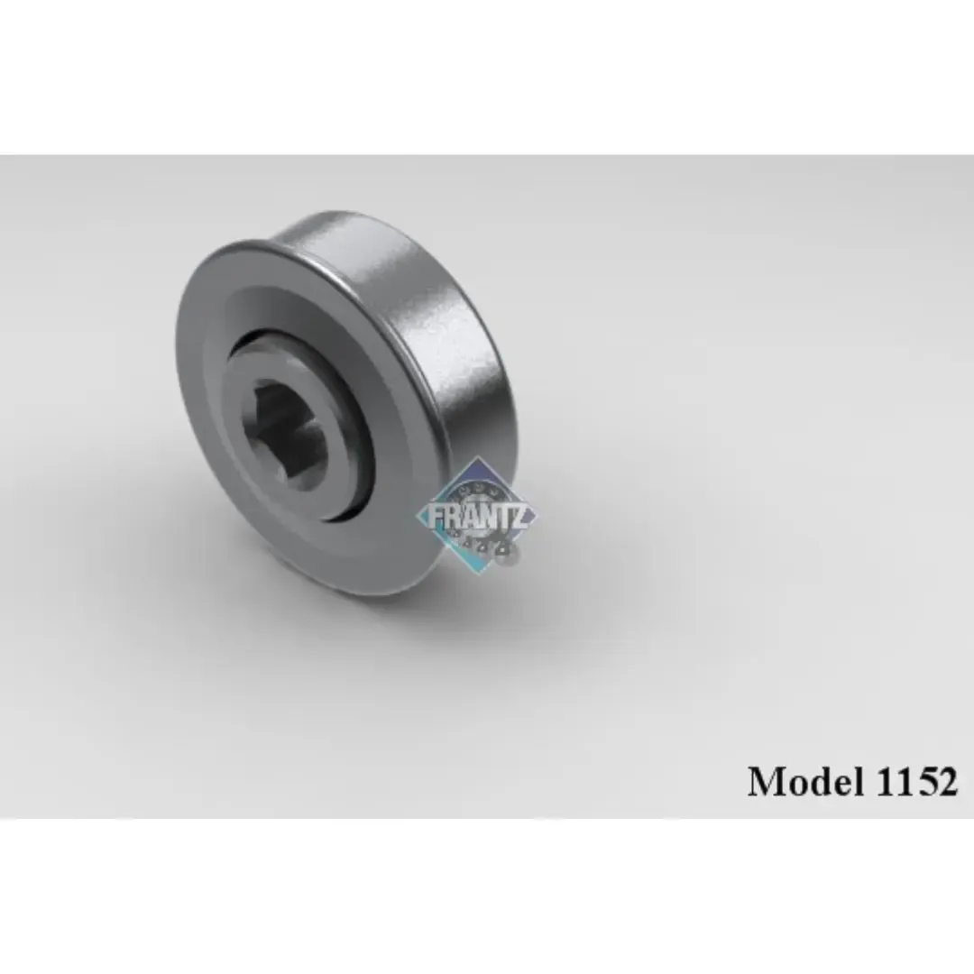 Frantz 1152 Non-Precision Conveyor Bearing – 1-1/4 in x 18 ga Tube, 5/16 in Hex Bore