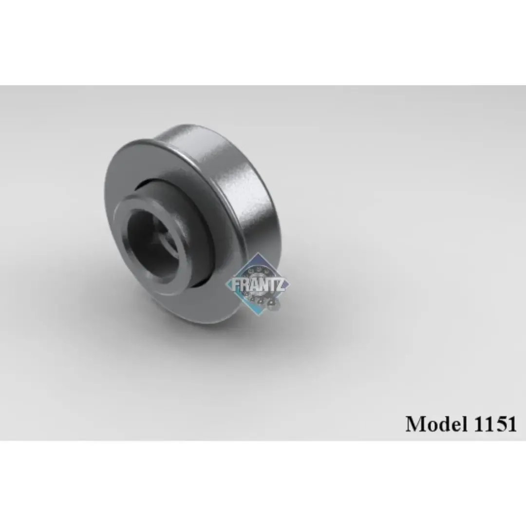Frantz 1151 Non-Precision Conveyor Bearing – 1-1/4 in x 18 ga Tube, 3/8 in Hex Bore