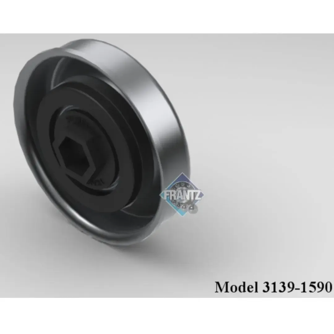 Frantz 3139-1590 Polymer Housed ABEC-1 Precision Conveyor Bearing – 2-1/2 in x 14 ga Tube, 7/16 in …