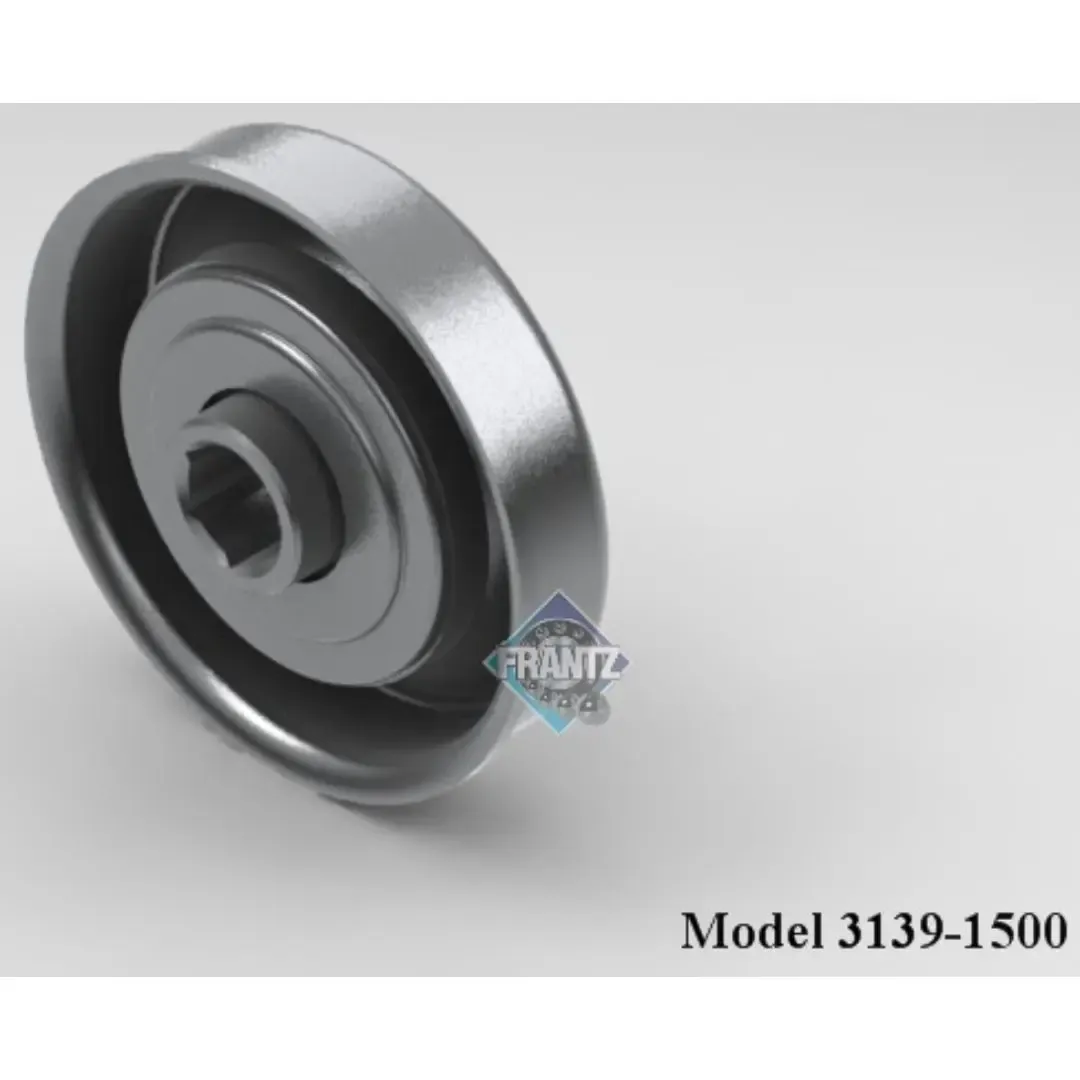 Frantz 3139-1500 Non-Precision Conveyor Bearing – 2-1/2 in x 14 ga Tube, 7/16 in Hex Bore