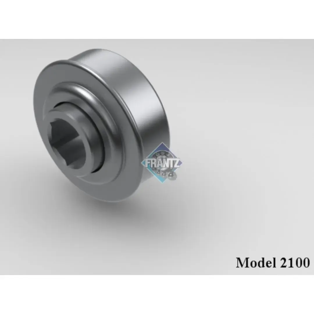 Frantz 2100 Non-Precision Conveyor Bearing – 2-1/4 in x 9 ga Tube, 5/8 in Hex Bore