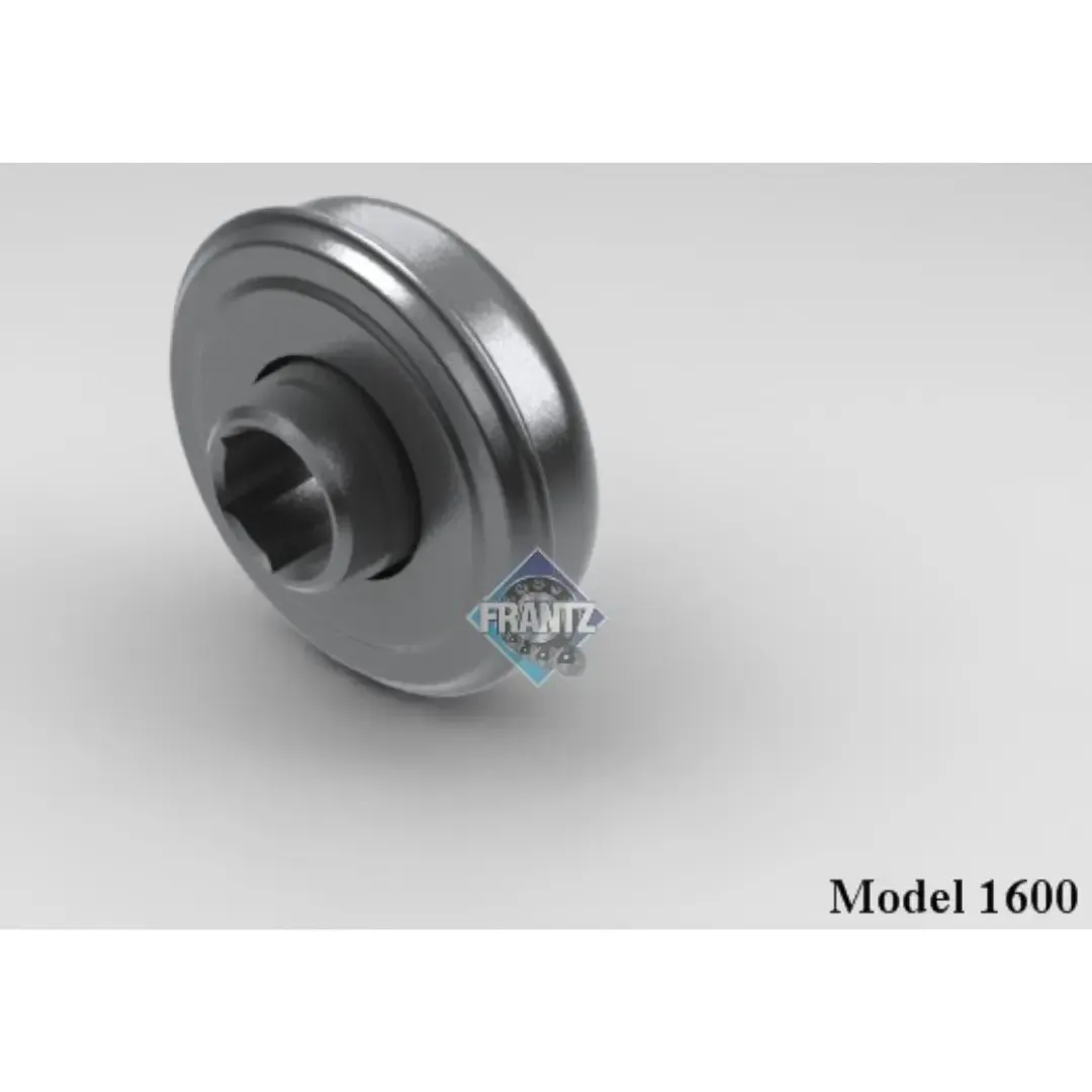 Frantz 1600 Non-Precision Conveyor Bearing – 1-5/8 in x 16 ga Tube, 7/16 in Hex Bore