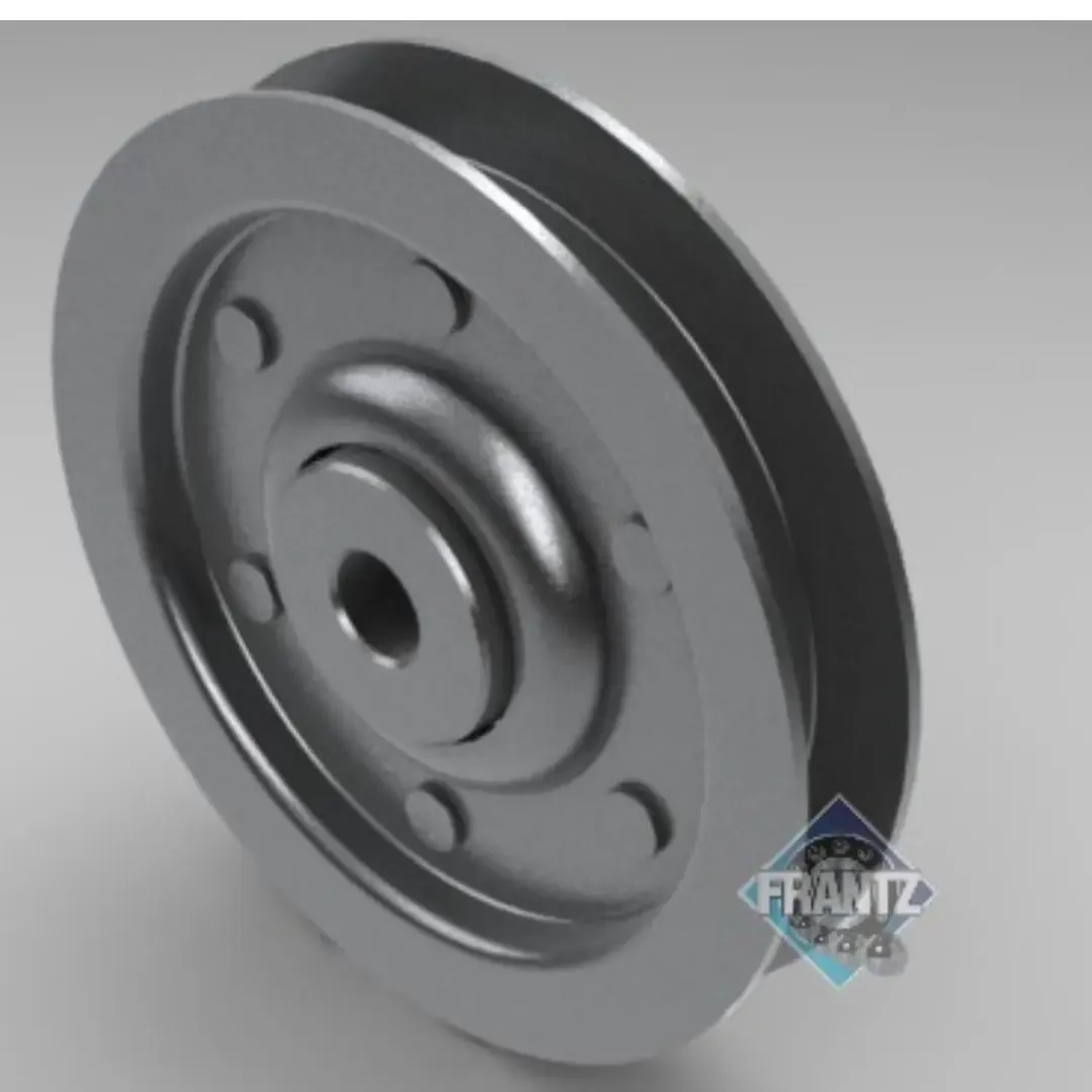 Frantz 2111 Flat Groove Sheave – 3-3/8 in OD, 3/8 in Bore