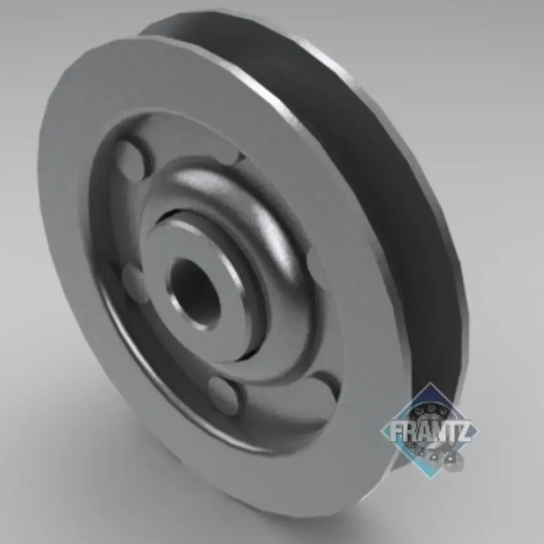 Frantz 2106 Flat Groove Sheave – 2-11/16 in OD, 3/8 in Bore
