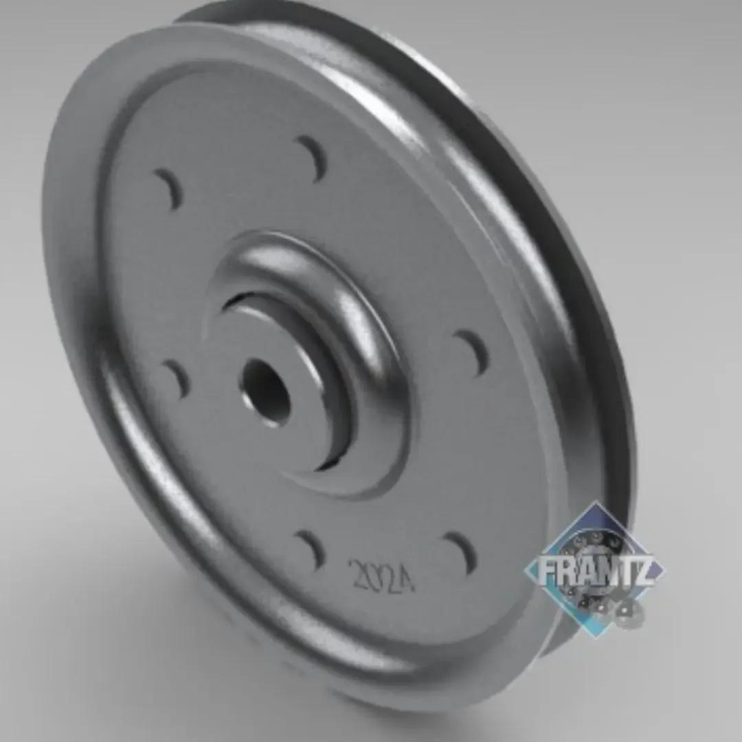 Frantz 2024 Round Groove Sheave – 4-1/16 in OD, 3/8 in Bore