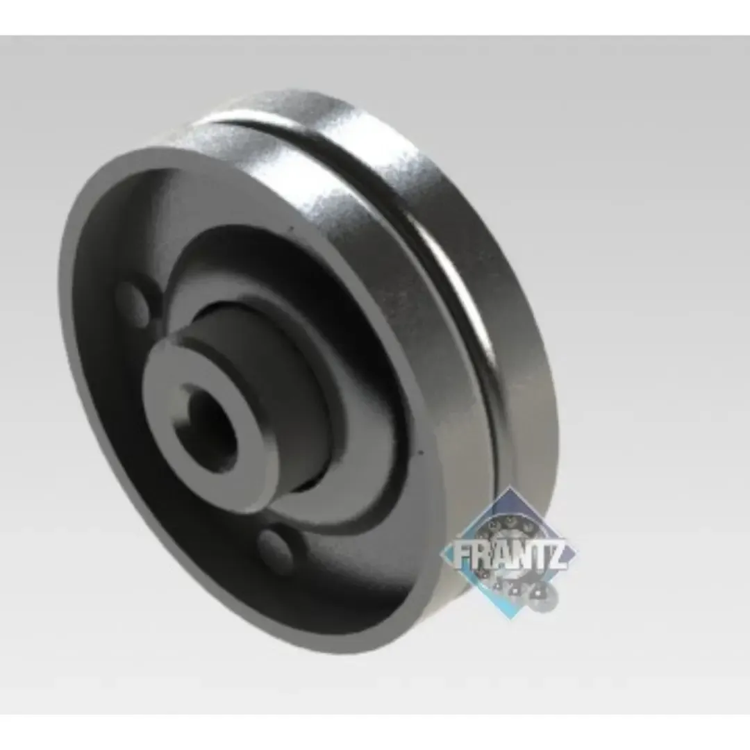 Frantz 0301 Tortoise Shell Flat Idler Sheave – 1-31/32 in OD, 1/4 in Bore