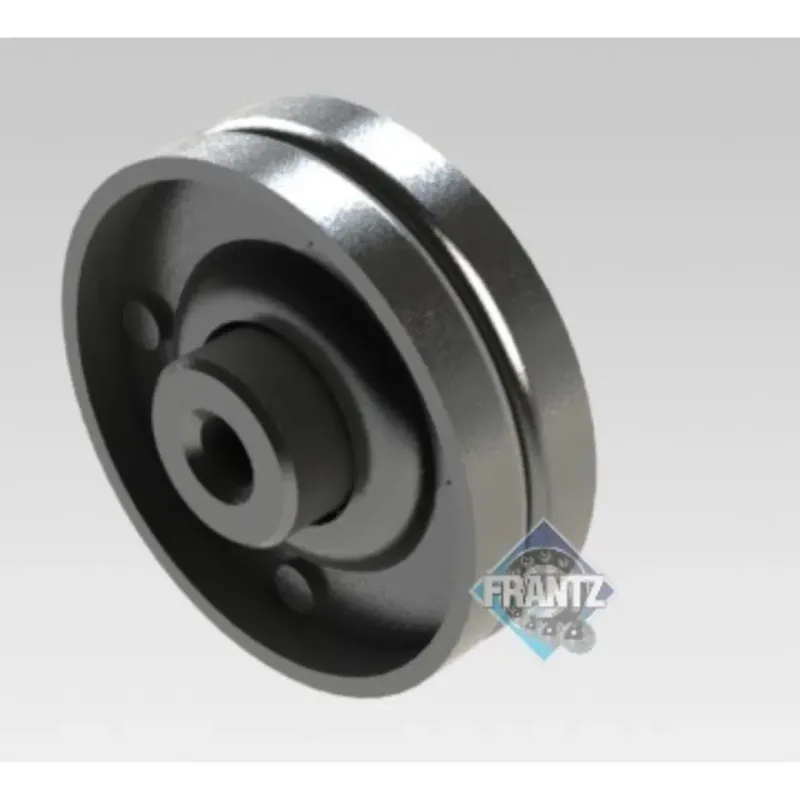 Frantz 0301 Tortoise Shell Flat Idler Sheave – 1-31/32 in OD, 1/4 in Bore