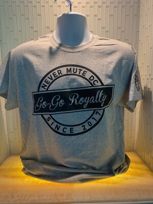 Vintage Go-Go Royalty Mens (Gray) T-shirts
