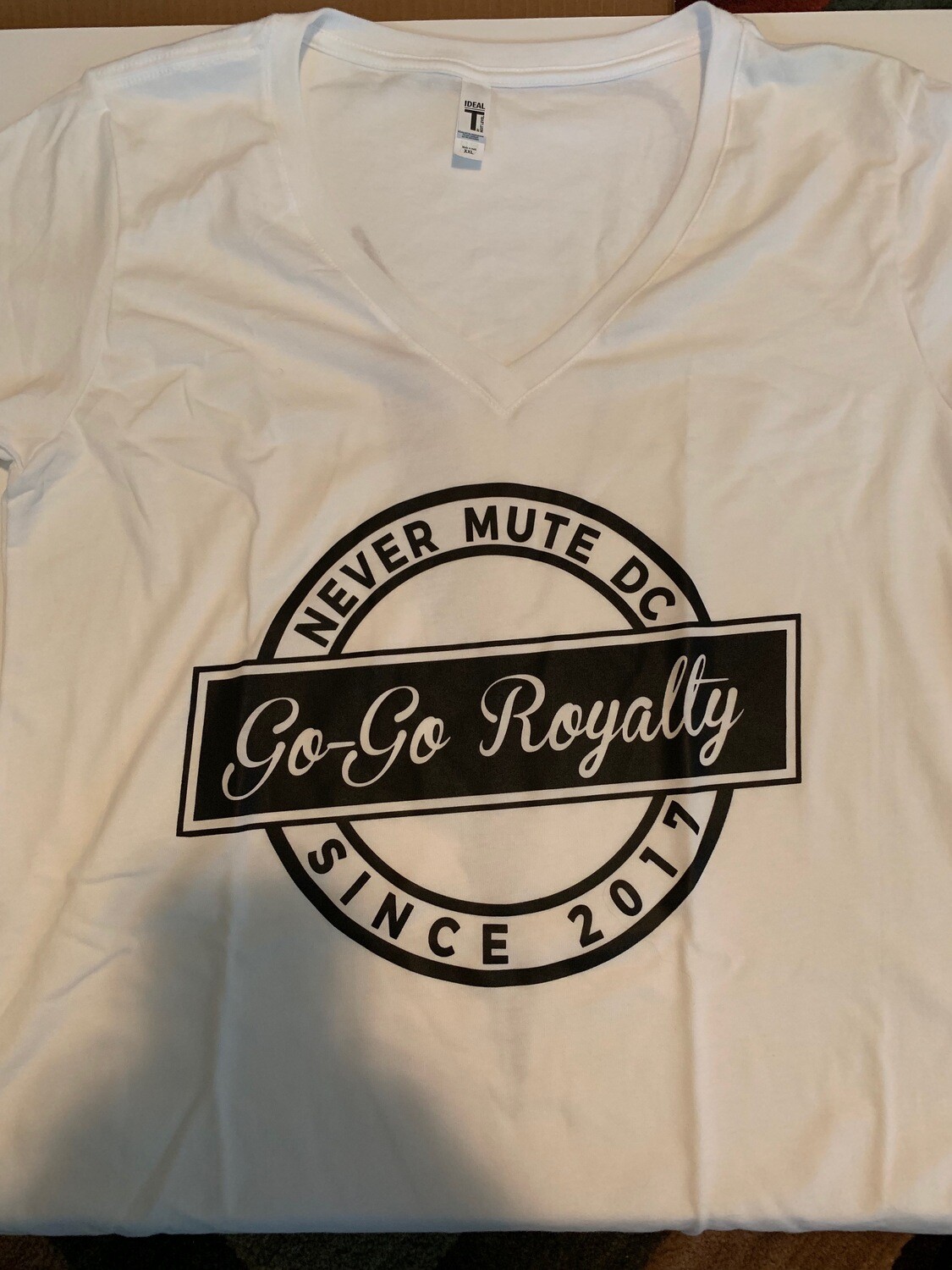 Vintage Go-Go Royalty Womens (White) T-Shirt