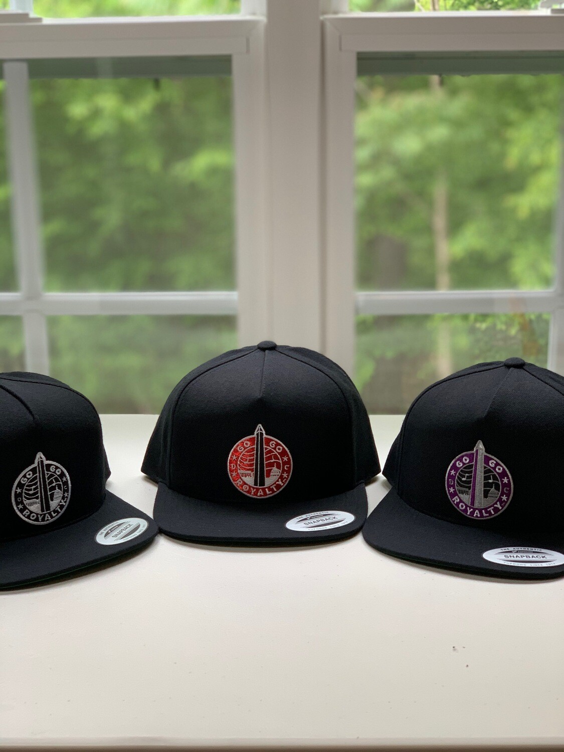 Go-Go Royalty Black Caps (Pick Your Color)