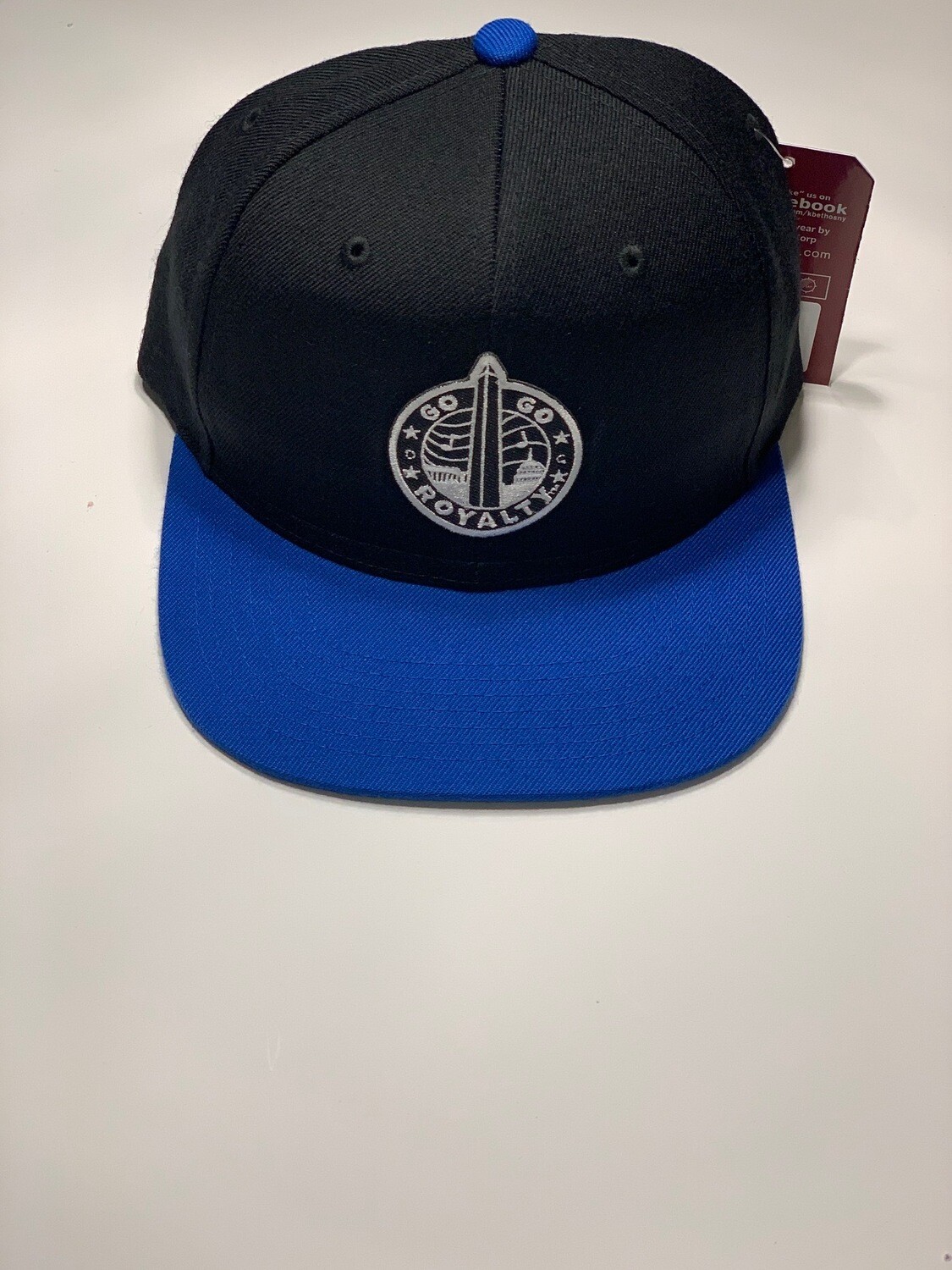Go-Go Royalty Blue &amp; Black Classic Snapback Cap with the Go-Go Royalty Patch