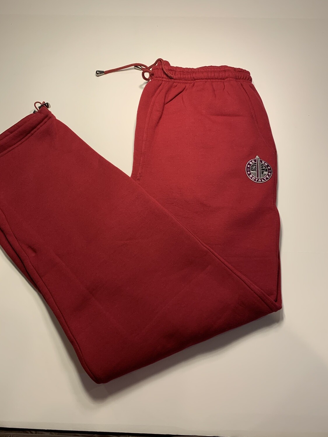 Burgundy Fleece Sweat Pants
