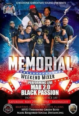 Black Passion@Martinis Lounge~White Plains 5-29-21 w.Willie Howell (Drums)