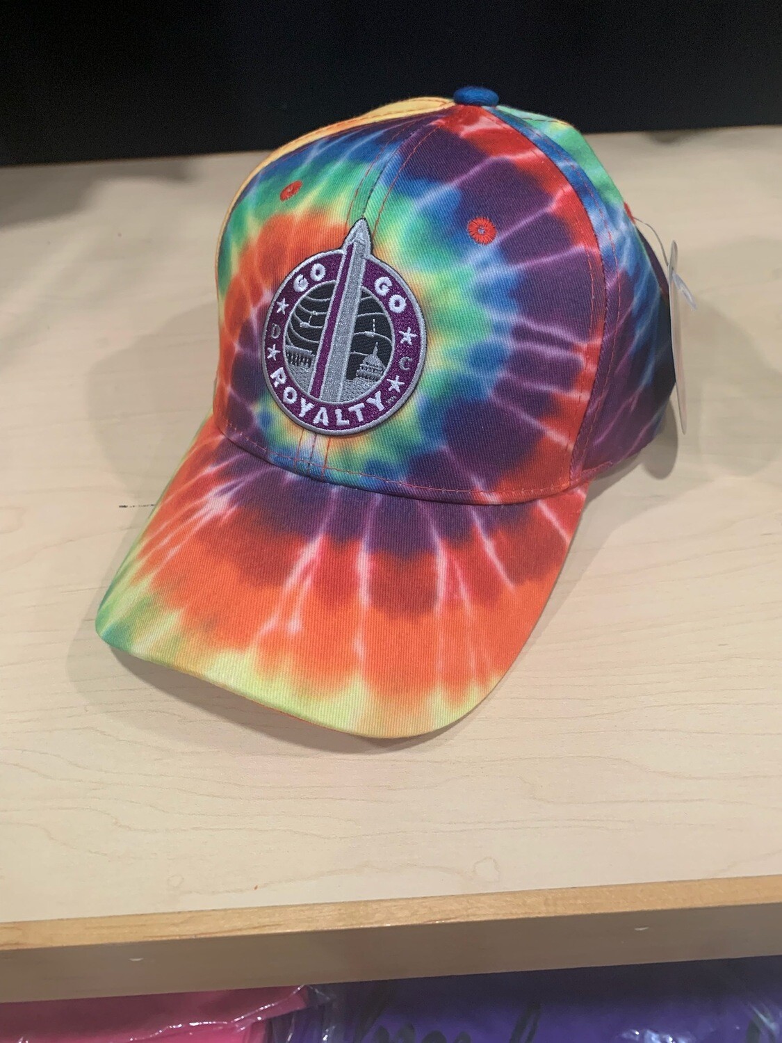 Go-Go Royalty Tie Dye Rainbow Unstructured Cap