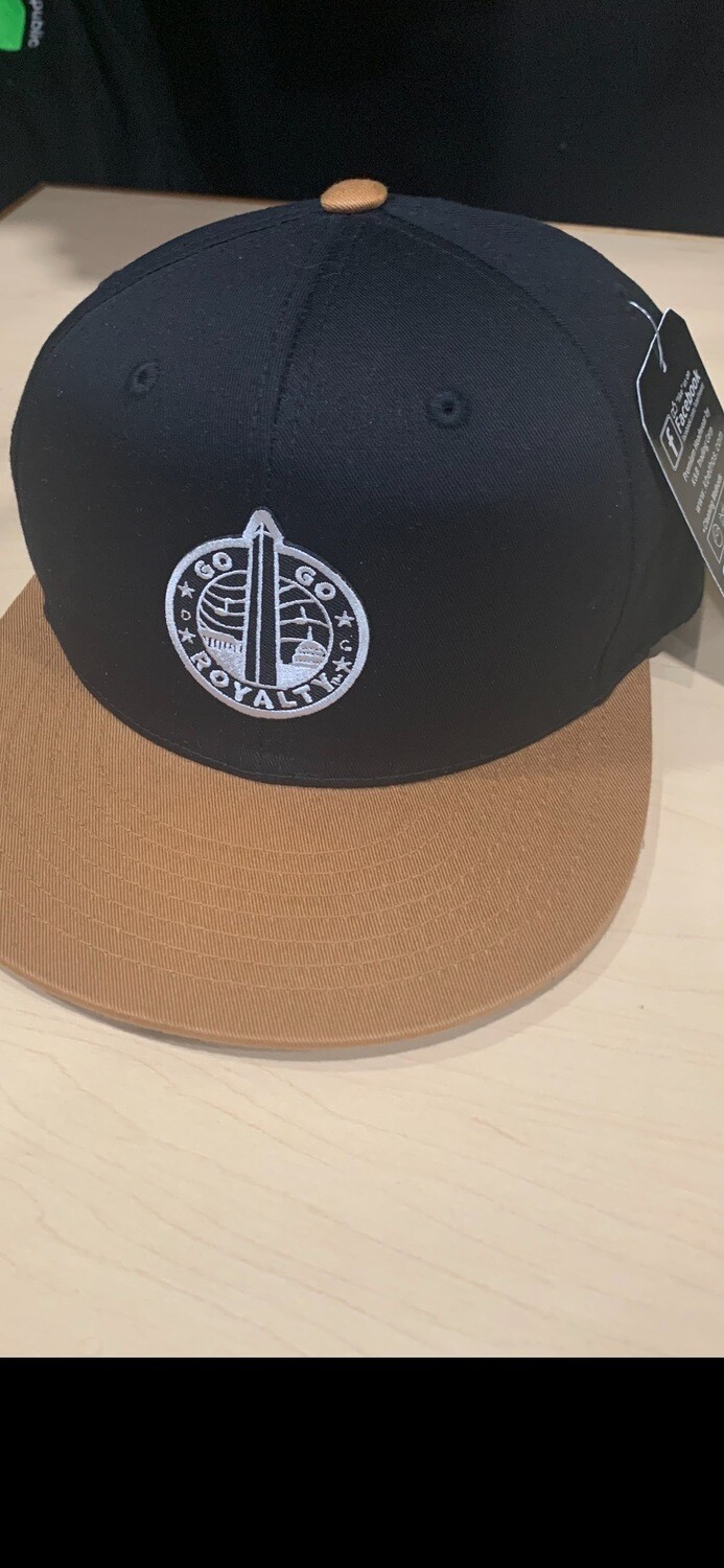 Go-Go Royalty Black &amp; Gold Classic Snapback