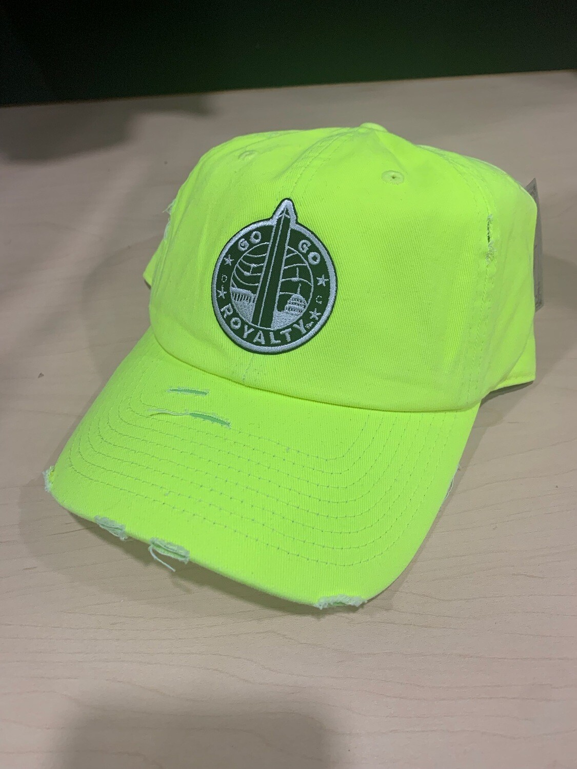 Go-Go Royalty Safety Yellow Unstructured Cap