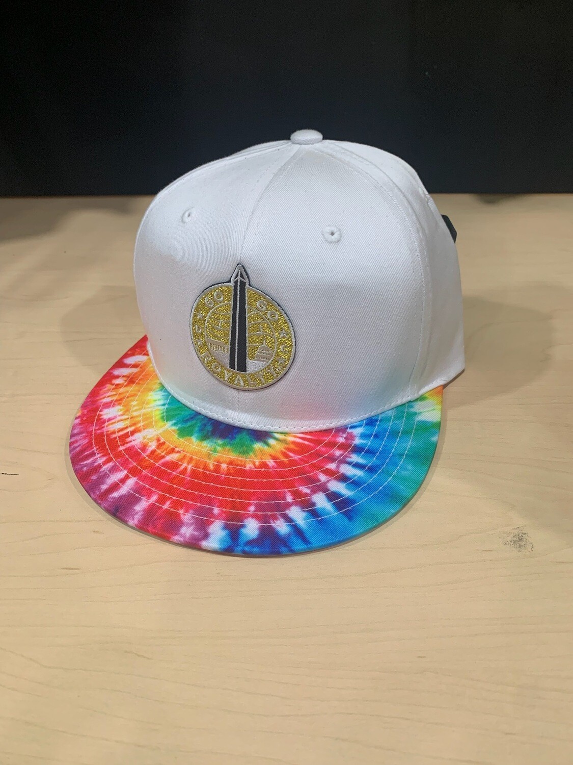 Go-Go Royalty Tie Dye Brim &amp; White Cap
