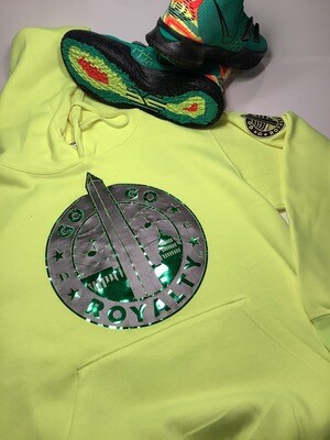 Lime Neon (Green Lantern) SweatSuit with Emerald Green and Black Graph