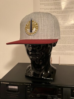 Burgundy &amp; Gray GGR Cap