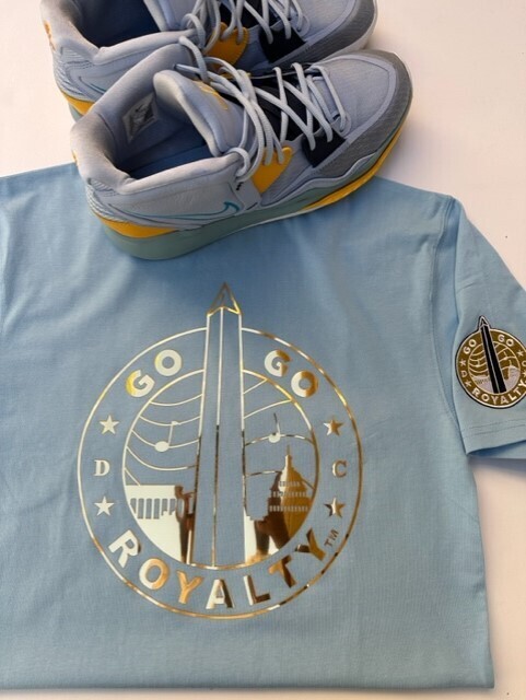 Light Blue *Luxe-T* w/GGR Graph-(T-Shirt)