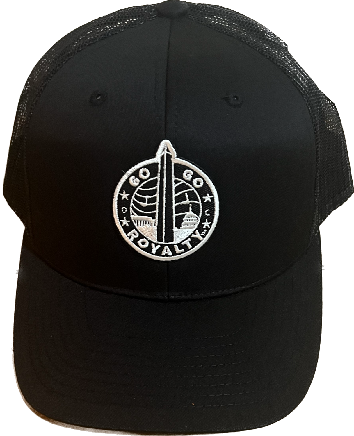 Black-Classic 6 Panel Mesh Back GGR Hat