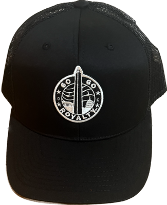Black-Classic 6 Panel Mesh Back GGR Hat
