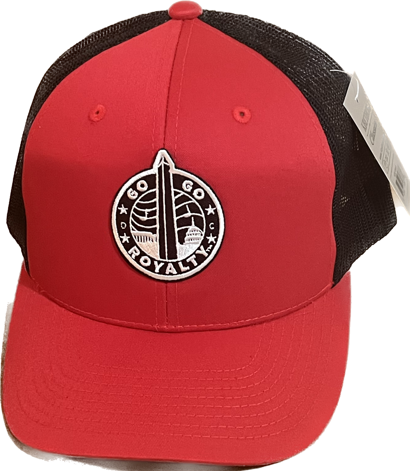 Red &amp; Black-Classic 6 Panel Mesh Back GGR Hat