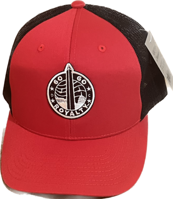 Red &amp; Black-Classic 6 Panel Mesh Back GGR Hat