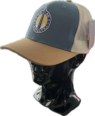 Tan &amp; Denim-Classic 6 Panel Mesh Back GGR Hat