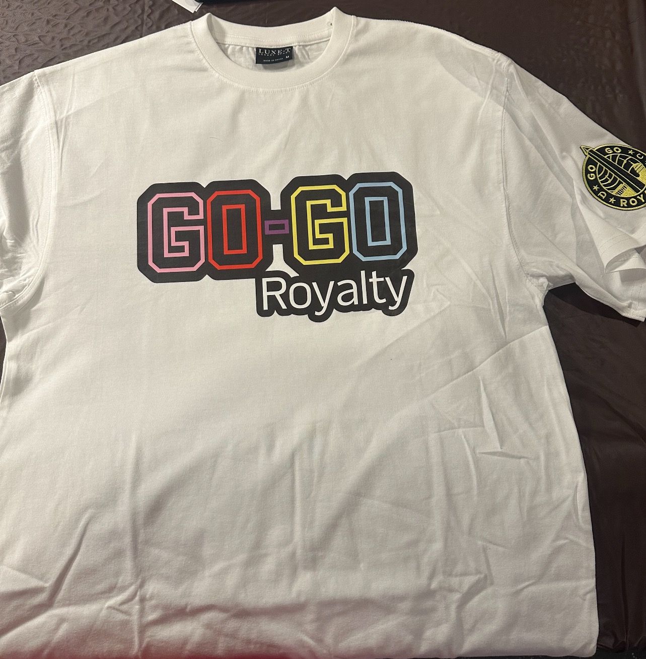 White *Luxe-T* w/New GGR Graph-(T-Shirt)