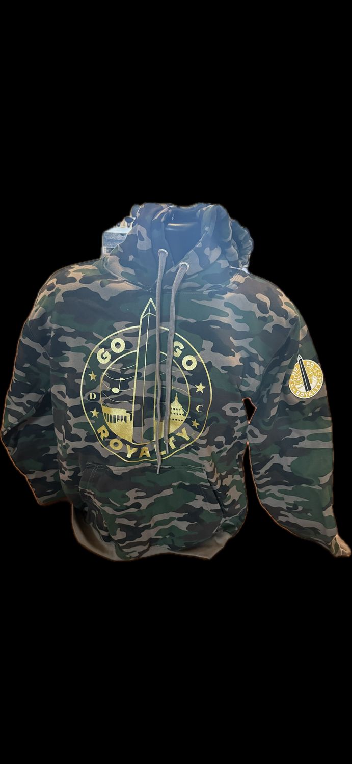 Camo GGR Hoodie w/Gold Graph