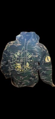 Camo GGR Hoodie w/Gold Graph