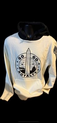 White Cream &amp; Black GGR Hoodie