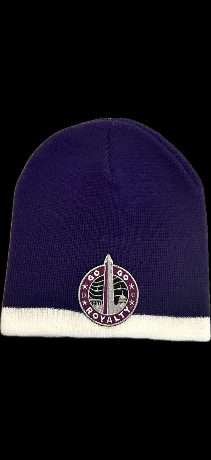 Purple &amp; White Hat