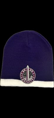 Purple &amp; White Hat