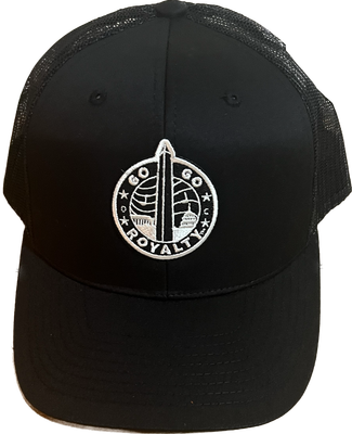 Black-Classic 6 Panel Mesh Back GGR Hat