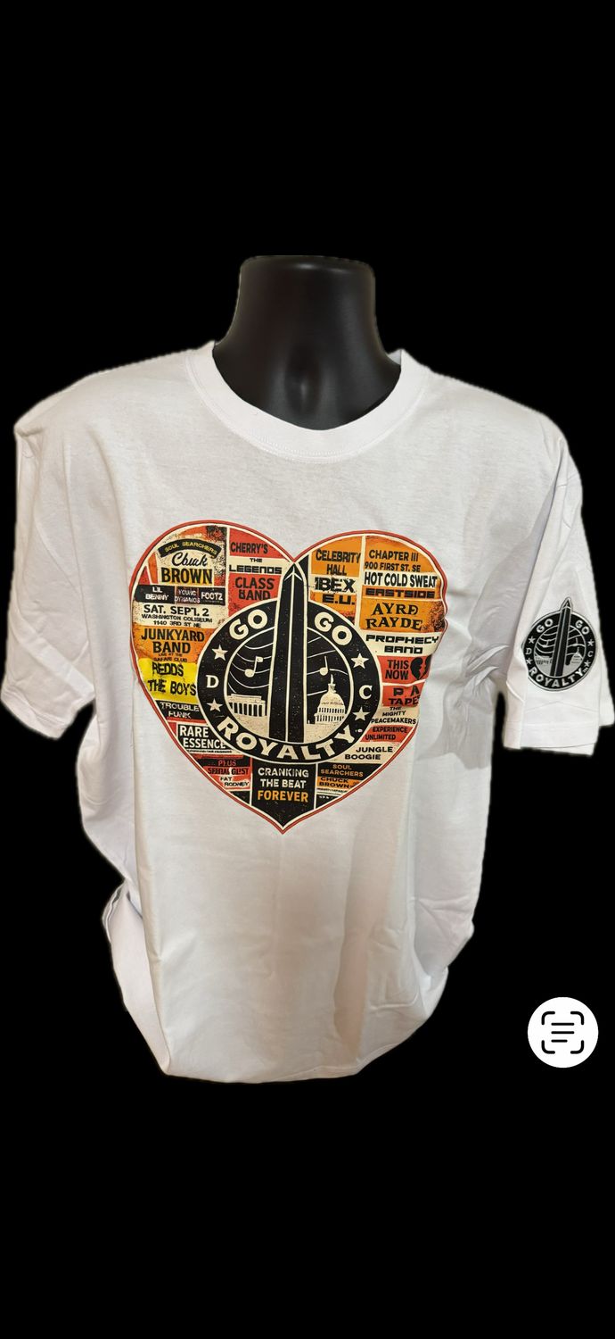 "Go-Go Royalty is Love" - White T-Shirt
