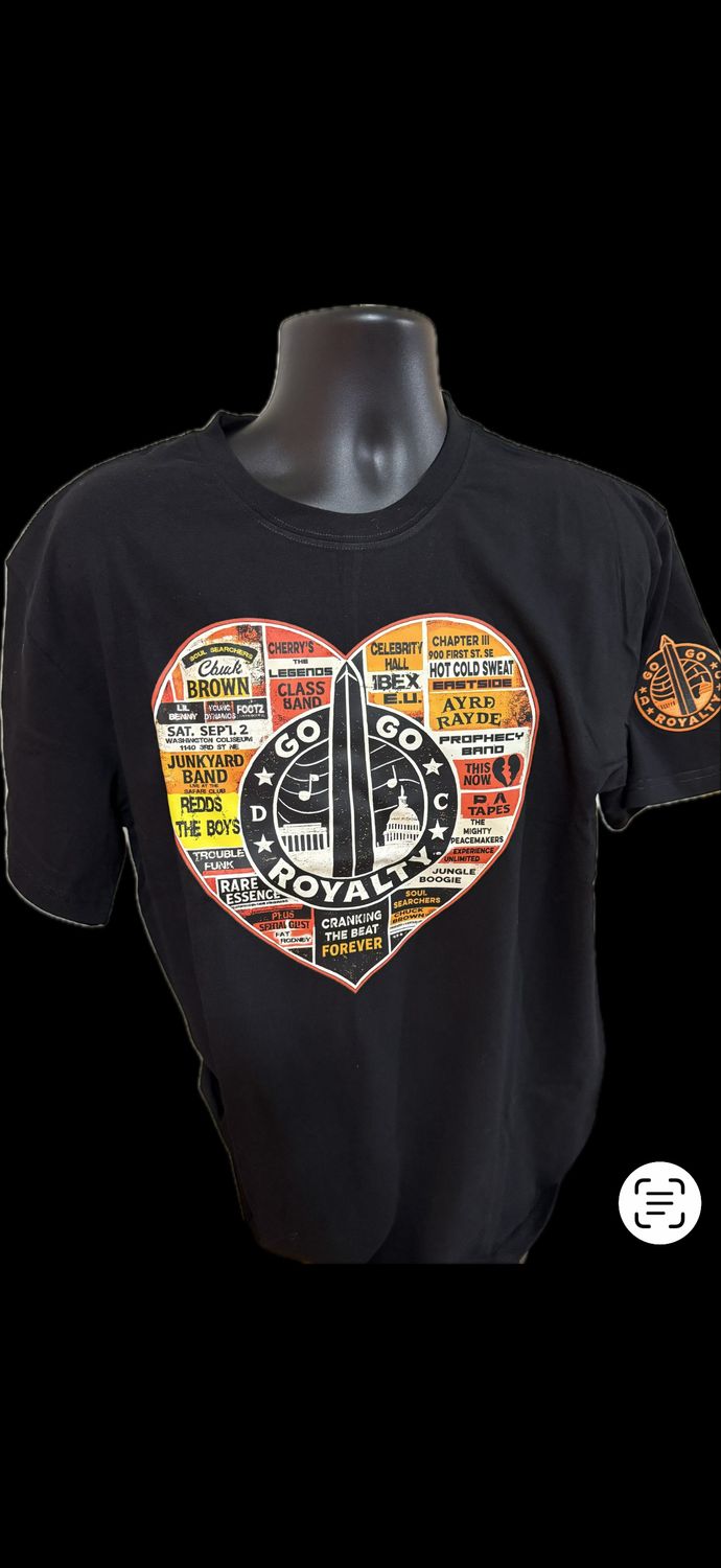 "Go-Go Royalty is Love" - Black T-Shirt
