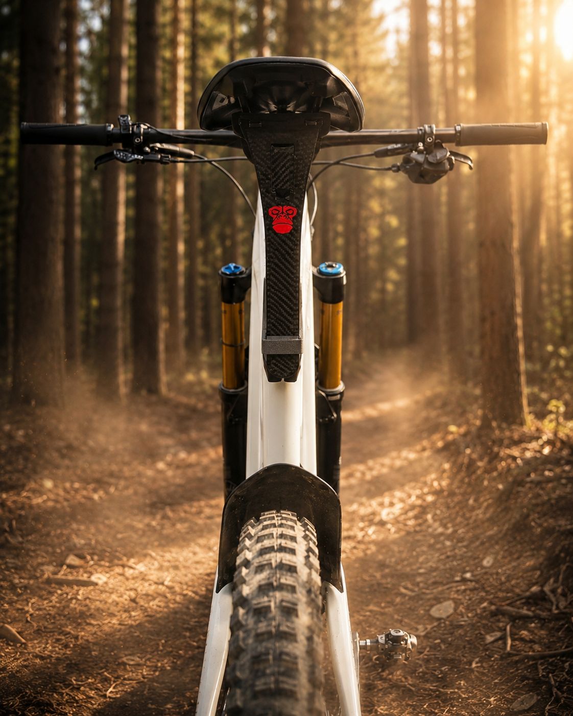 Protector de Tija MTB Gorila Guard | Tecnología Patentada, Medida de la Lengüeta: 250 mm (Hasta 125 mm de recorrido)