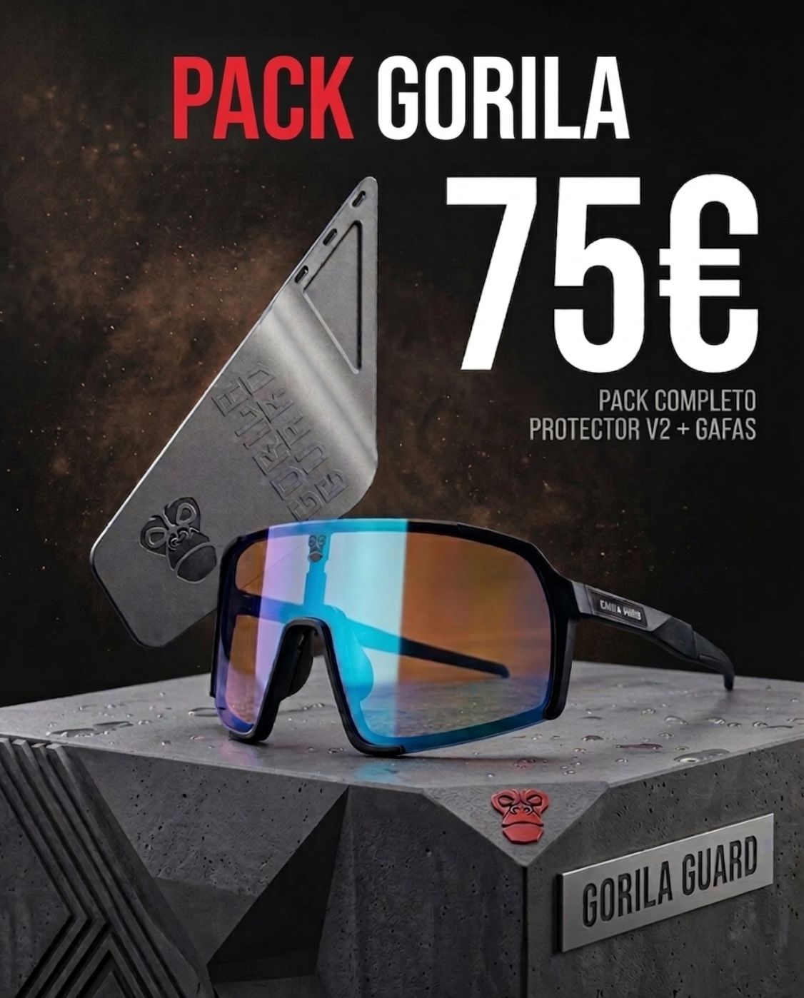 Pack Gorila Guard | Protector de Cambio V2 y Gafas Fotocromáticas