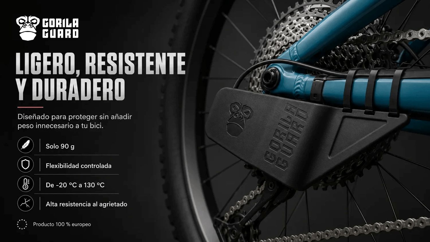 Características de peso, resistencia y durabilidad del Gorila Guard V2