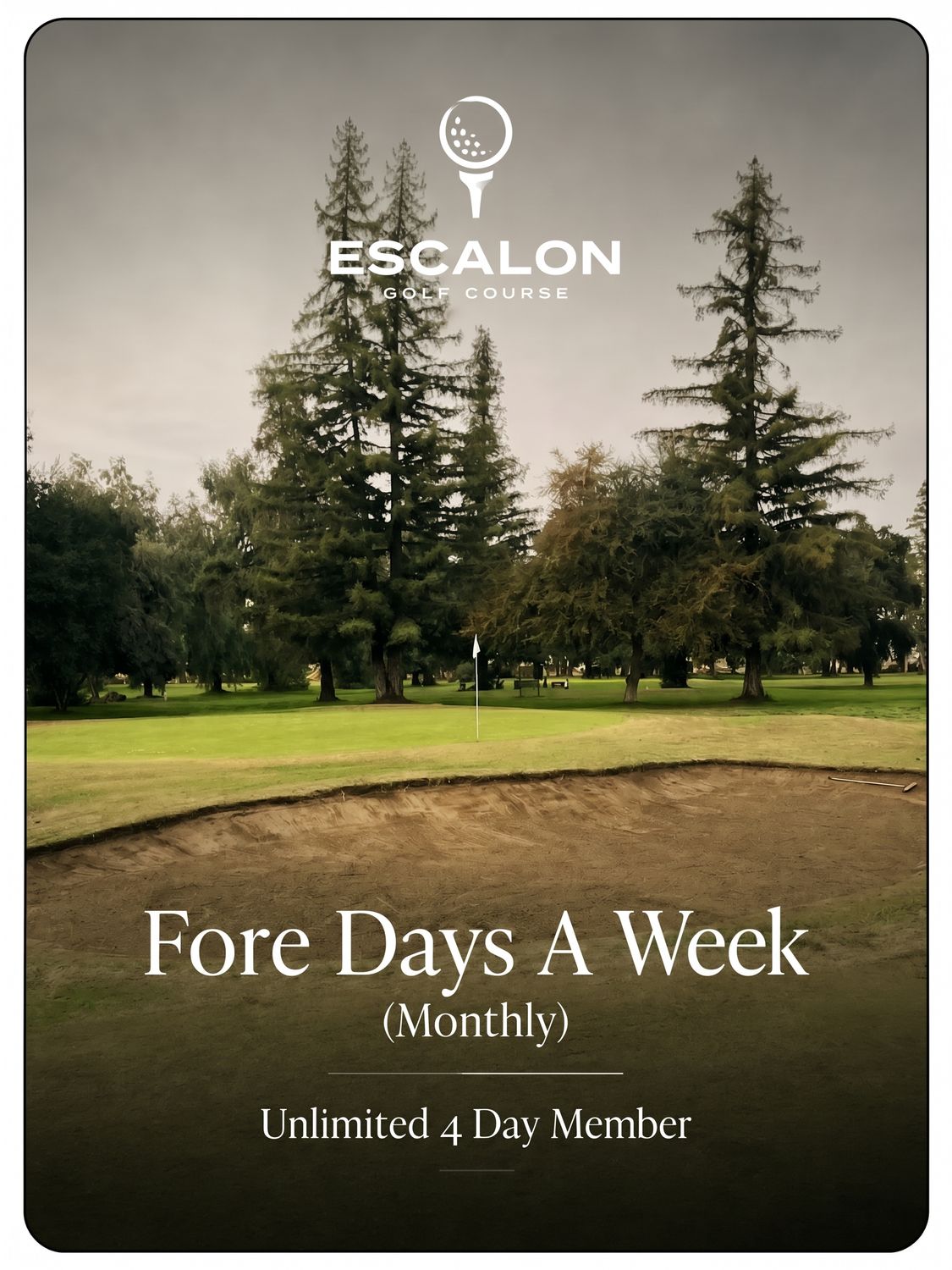 Fore Days A Week (Monthly) - Unlimited 4 Day Member