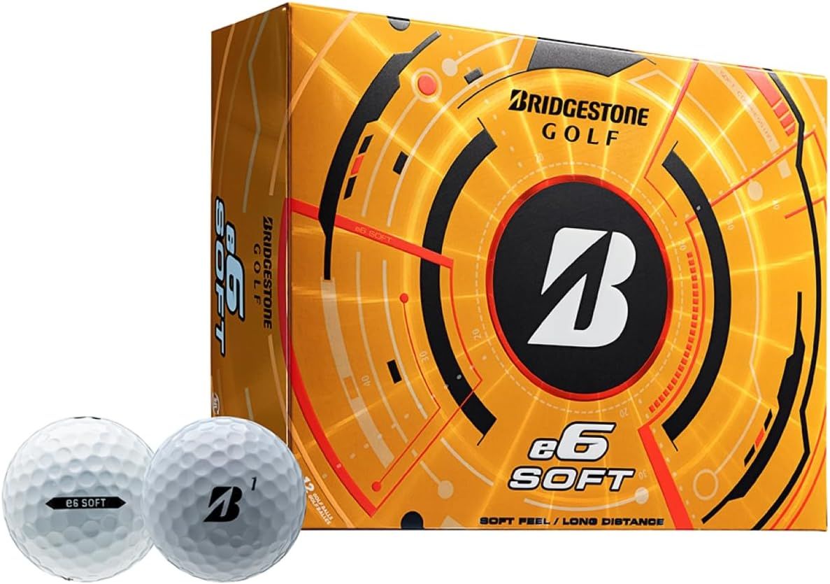 Bridgestone e6 Golf Balls (2025) - 1 Dozen, White