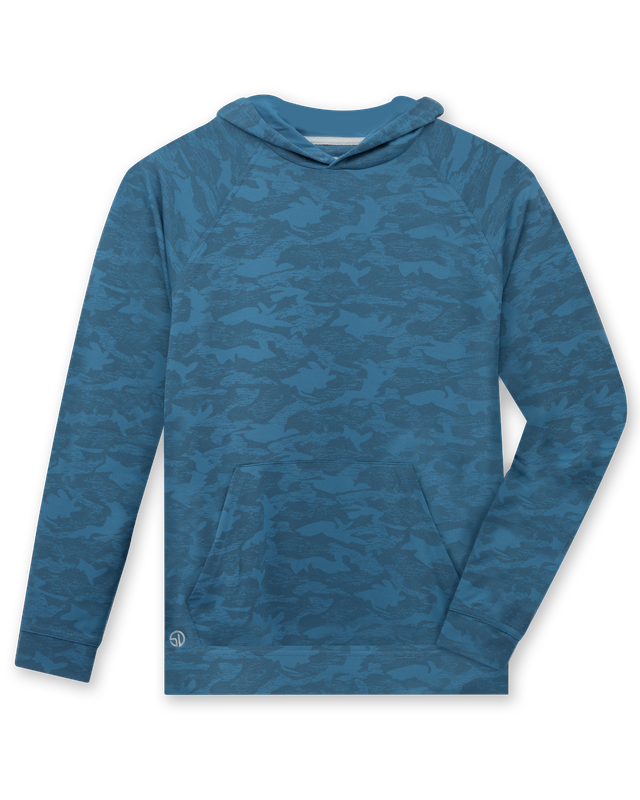 Straight Down MacKenzie Hoodie - Camo Petrol (S / M / 2X ONLY)