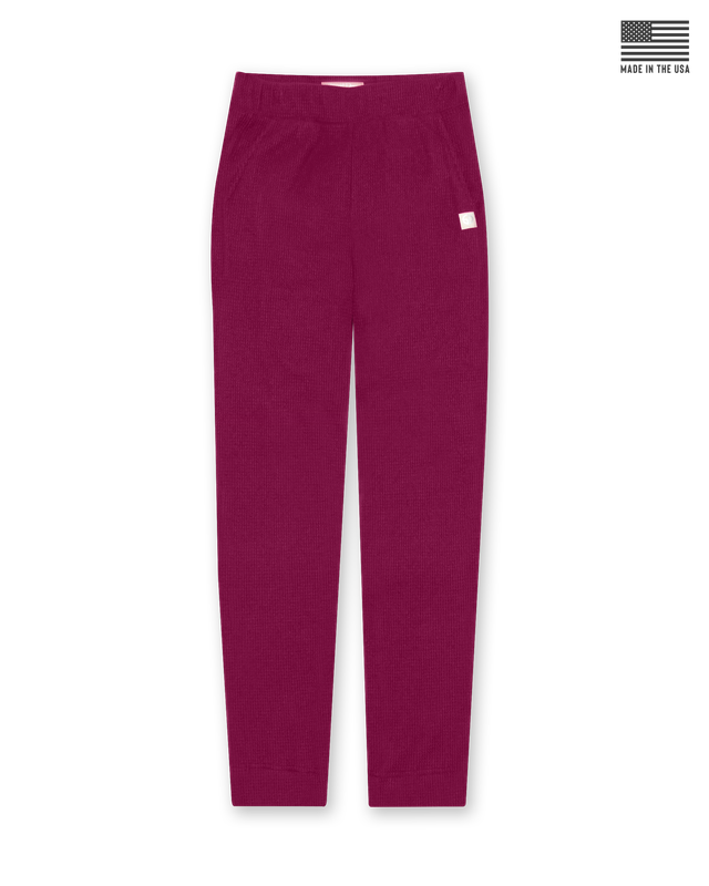 Straight Down Women's Mavis Jogger - Dark Raspberry