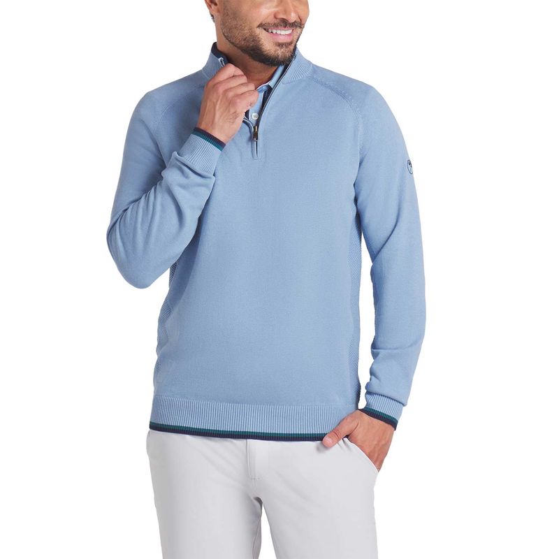 PUMA x Arnold Palmer Knit Quarter Zip Golf Pullover