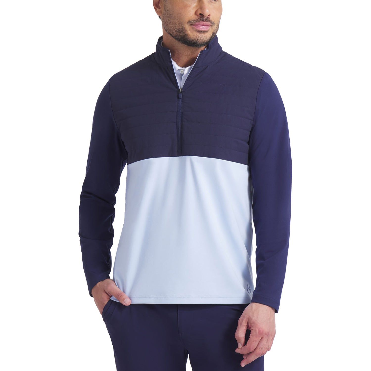 PUMA Cloudspun Tech Hybrid 1/4 Zip Golf Pullover