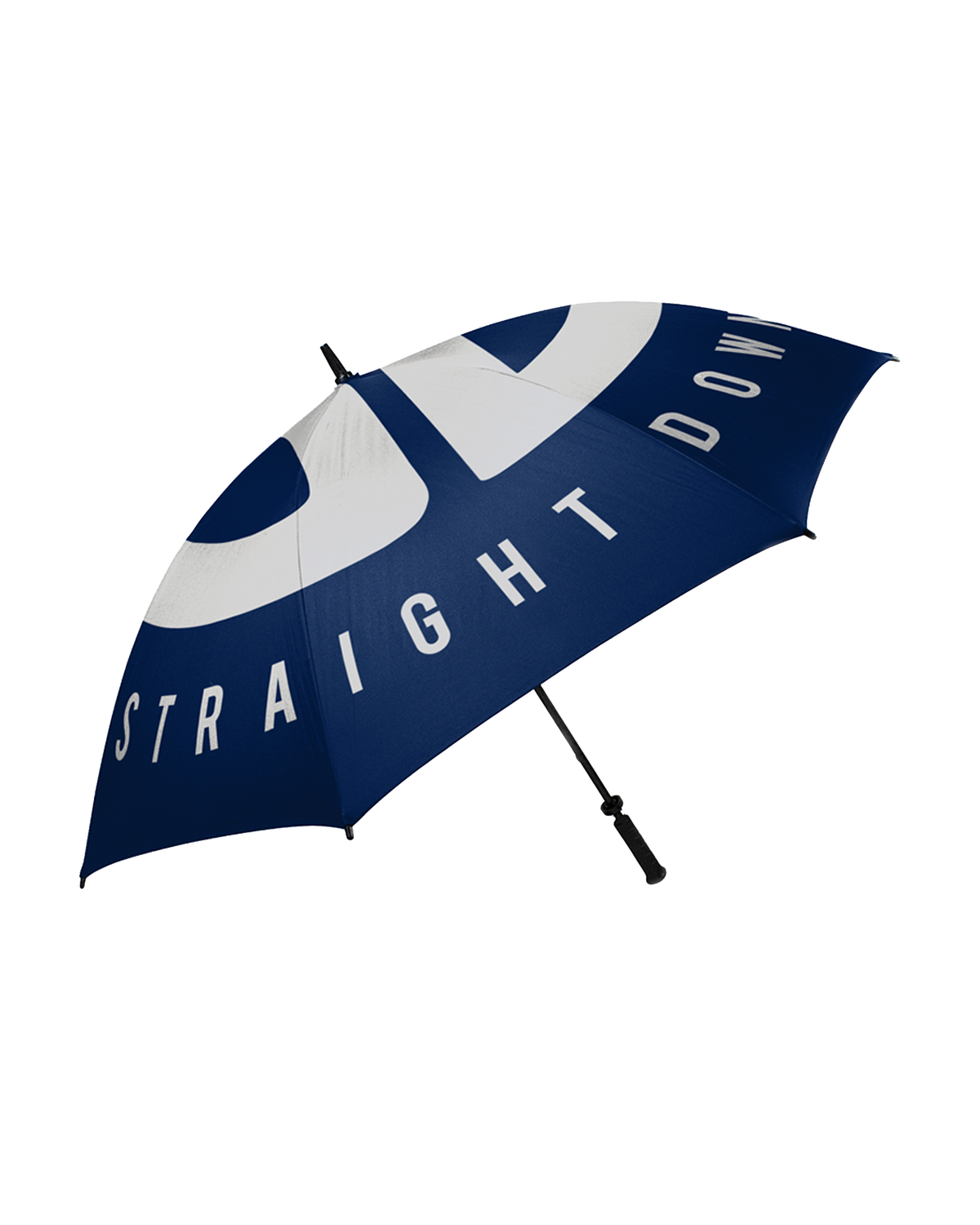 Straight Down Logo Umbrella - Indigo