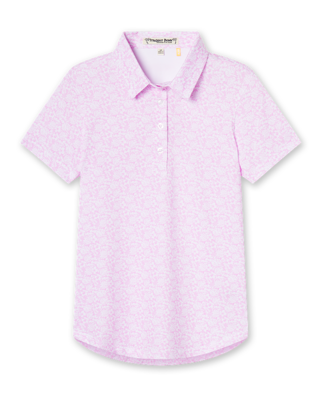 Straight Down Women's Kiana Polo - Pink Floyd (XS ONLY)